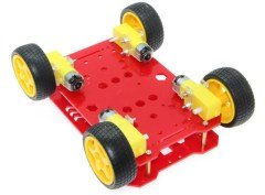 4WD Explorer Mobile Robot Kit - Red