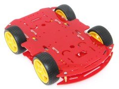 4WD Mobile Robot Kit - Red