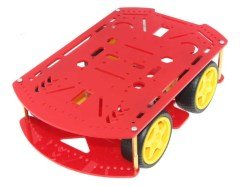 4WD Multifunctional Robot Kit - Red