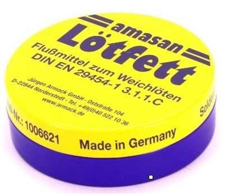 Amasan Lötfett soldadura pasta de 50 gramos