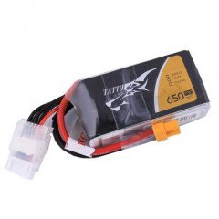 TATTU 650mAh 14.8V 75C 4S1P LiPo