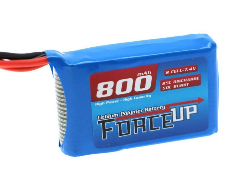 Fuerza-Up 800 mAh 2S 7.4V batería lipo