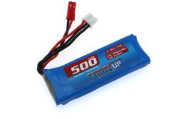 Force-Up  500 maH 2S 7.4V Lipo  Battery  SLİM