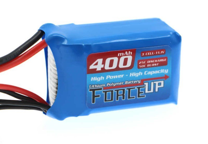 Force-Up  400  maH 3S 11.1v V Lipo  Battery Mini