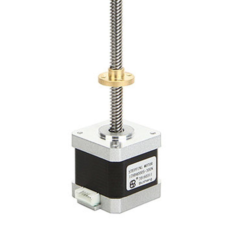 Stepper Motor with 20 cm Lead Screw: Bipolar, 200 Steps