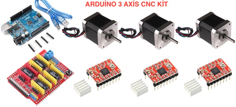 Arduino 3 Axis  Cnc Kit