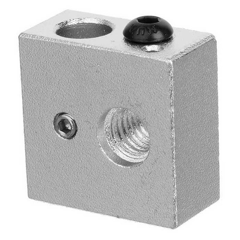 Aluminum Heater Block - MK7 MK8 20x20x10 mm