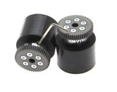 Rubber Wheel 40x40mm Pair