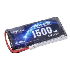 1S 3.7V 1500mAh 45C Lipo Battery