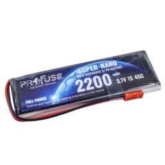 1S 3.7V 2200mAh 45C Lipo Battery