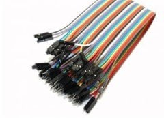 40 Pin desmontable macho-hembra cable de puente (200 mm)