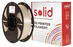 SOLID Filament PLA Plus 1.75 mm 1 kg - Natural Transparent