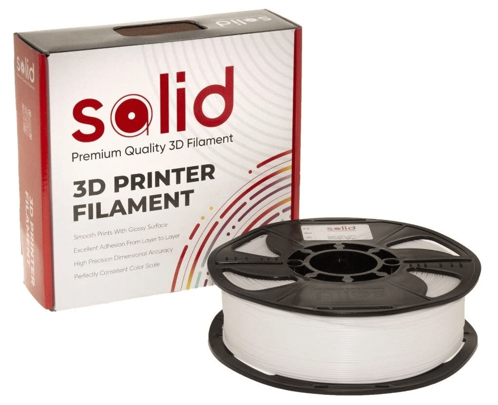 SOLID Filament ABS 1.75 mm 1 kg - White
