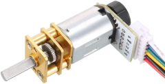 NovaMax 6V 750 RPM Micro DC Motor with Encoder