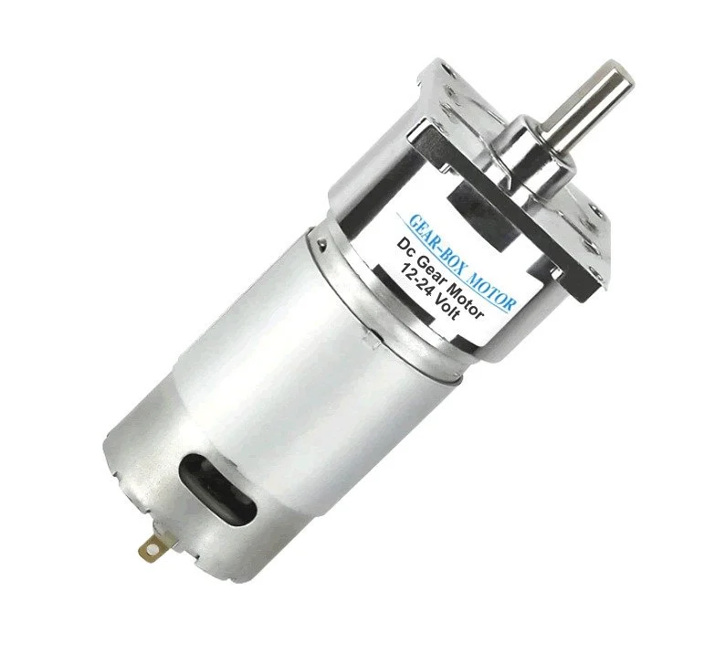12V 100Rpm 42mm Square Flange DC Gear Motor