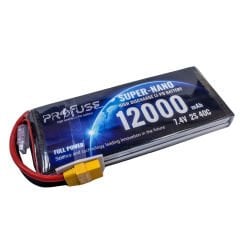 2S 7.4V 12000mAh 40C LiPo Battery
