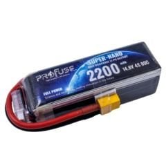 4S 14.8V 2200mAh 80C LiPo Battery