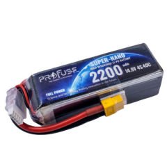 4S 14.8V 2200mAh 40C LiPo Battery
