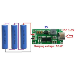 3S 12.6V 2A Li-ion & Lipo Battery Charging Circuit
