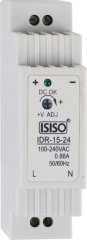 ISISO 15w 24v DC 0.7a Raya Montajlı Güç Kaynağı