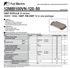 12MBI100VN-120-50, 1200V 100A IGBT Modül