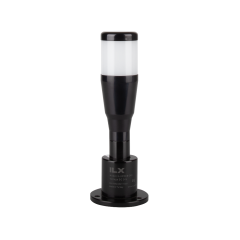1 Katlı Işıklı Kolon - Ø50 T5 PRO Black Serisi İkaz Lambası | İLX - İL - XPRO - 243B