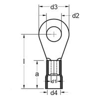 Gwest GYU-301 Yuvarlak Tip Kablo Ucu - 200 Adet