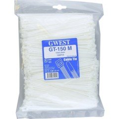Gwest 150x2,5 mm Beyaz Kablo Bağı 1000 Adet GT 150 M