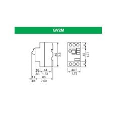 GV2ME05 Schneider Motor Koruma Şalteri 0,63 - 1,0a GV2-ME05