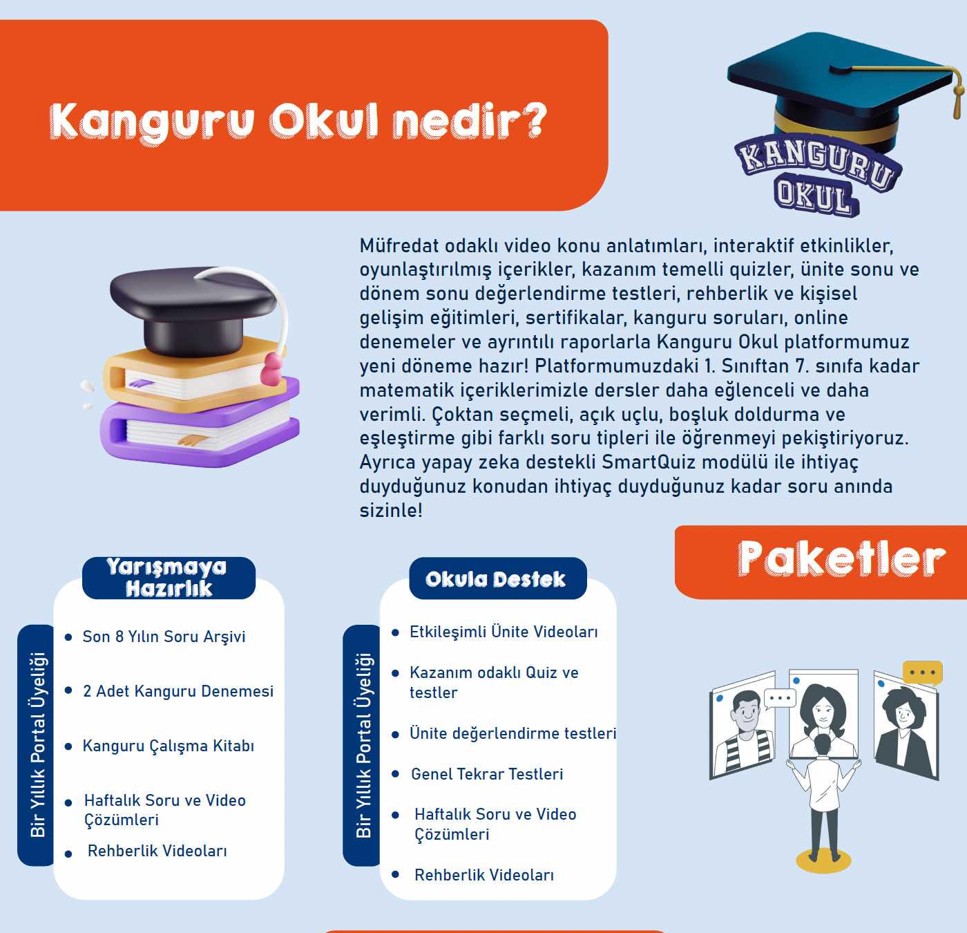 Kanguru Okul - Okula Destek Paketi - 1 yıllık abonelik
