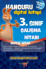 Kanguru Matematik Çalışma Kitabı 3. sınıf Dijital Format