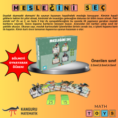 Mesleğini Seç - Kanguru Math Toys Kutu Oyunu