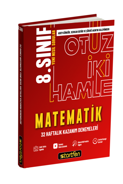 8. SINIF MATEMATİK 32 HAMLE KAZANIM DENEMELERİ