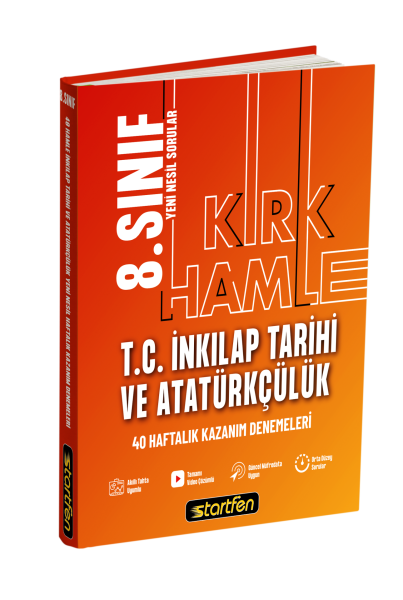 8. SINIF T.C. İNKILAP TARİHİ VE ATATÜRKÇÜLÜK 40 HAMLE KAZANIM DENEMELERİ