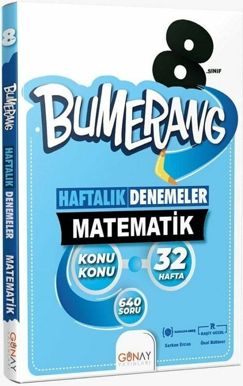 8. Sınıf Matematik Bumerang 32 Haftalık Denemeleri