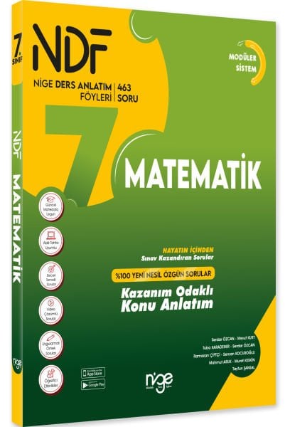 7. Sınıf Nige Matematik Konu Anlatım