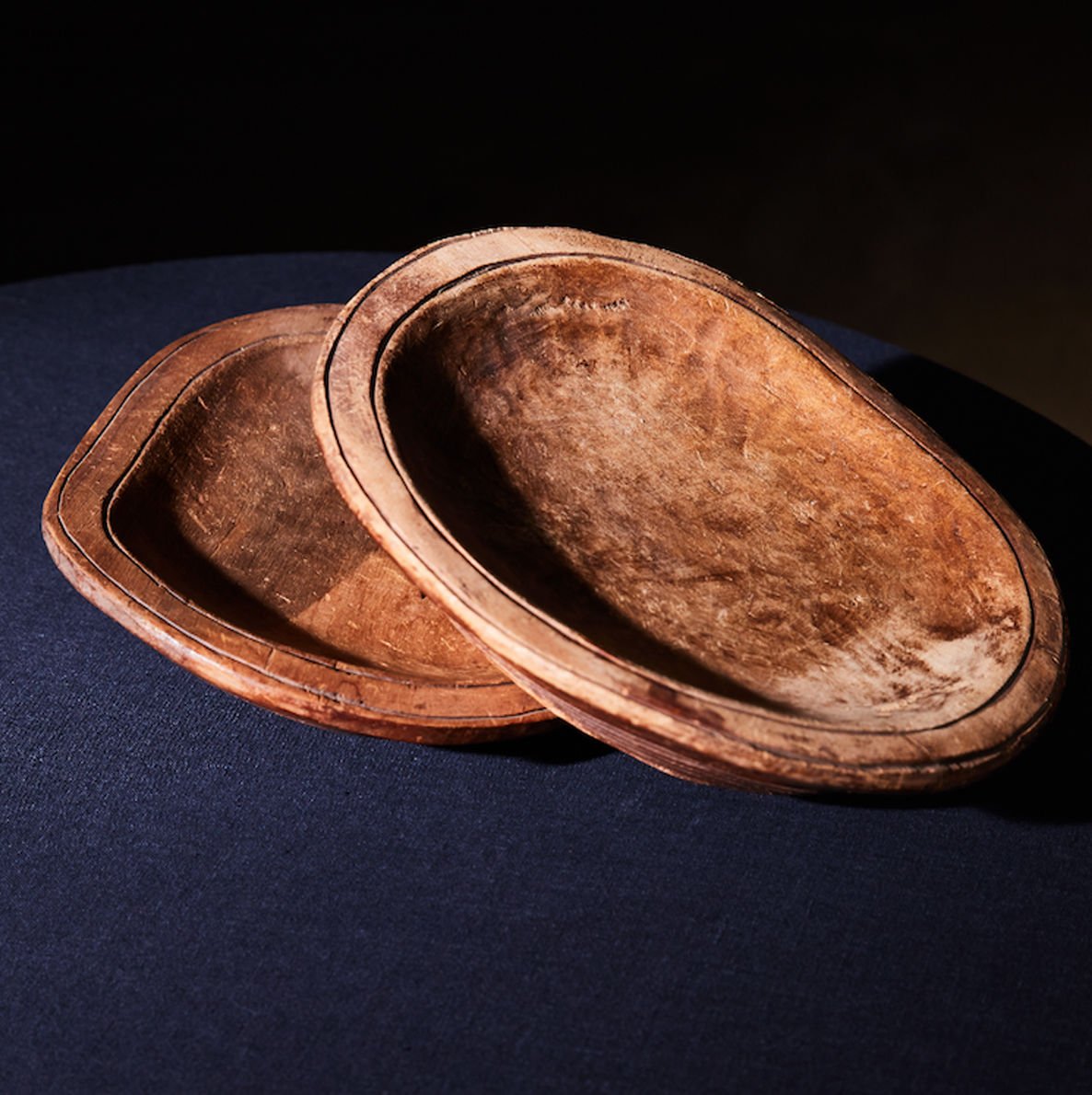 African Handcarved Plate Set