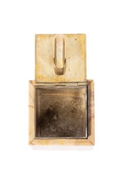 İtalyan Mermer ve Pirinç Kültablası