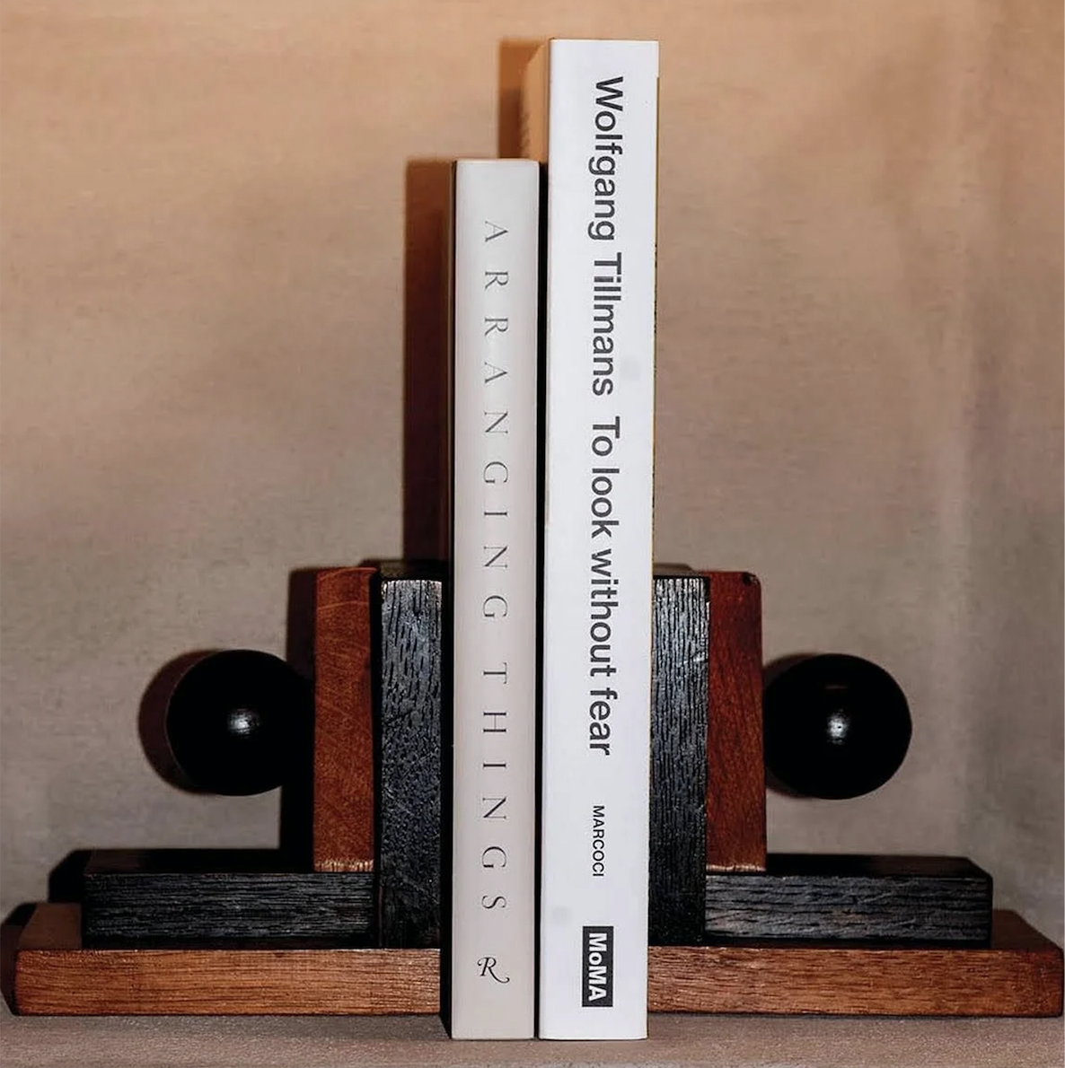 Dutch Wooden Bookends
