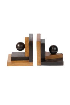 Dutch Wooden Bookends