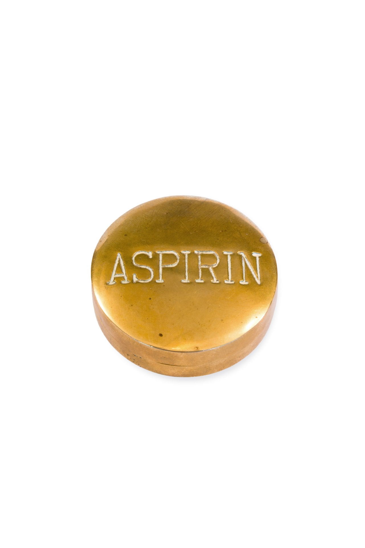 Pirinç Aspirin Kutusu