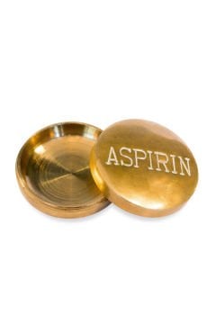 Pirinç Aspirin Kutusu