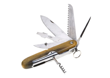 Hermes Polished Horn Pocket Knife