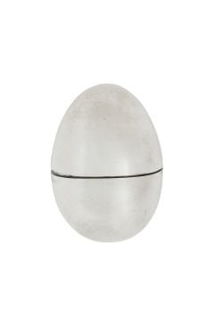 Silver  Plated Trinket Box Egg Shaped