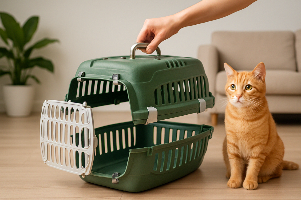 Kilitli Kedi Taşıma Çantası ile Minik Dostunuza Güvenli Yolculuklar