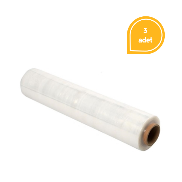 Ambalaj Streç Film 17 Mikron 50x200 - 2150gr. 3 adet