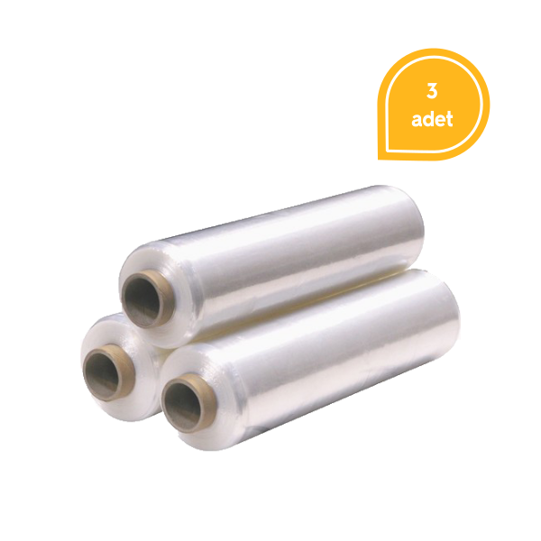 Ambalaj Streç Film 17 Mikron 50x200 - 2150gr. 3 adet