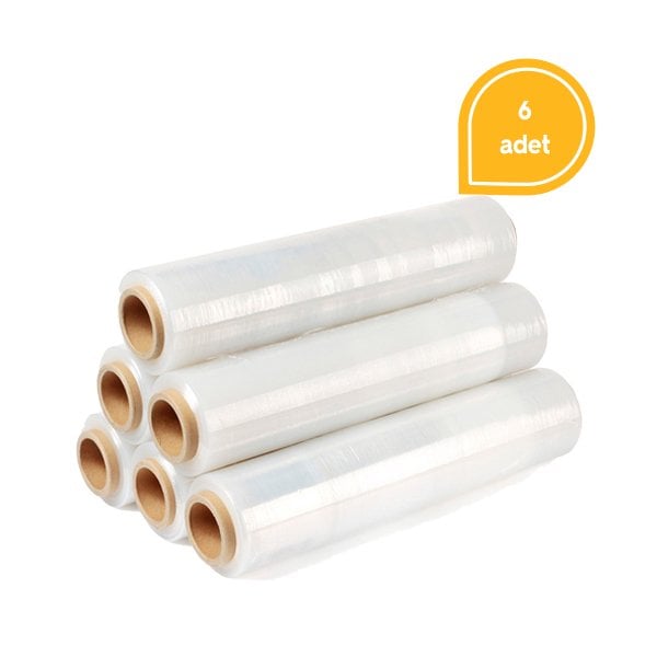 Palet Streç Film 17 Mikron 50x300 - 2150gr. 6 adet