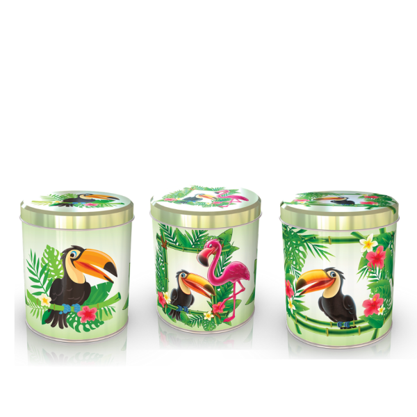 Metal Erzak Kabı 800ml.- Yeşil tucan