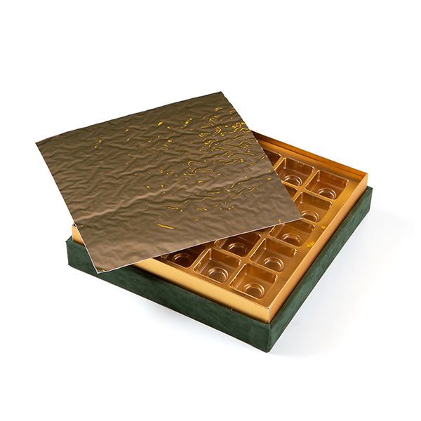Vapur Tablolu Çerçeveli Çikolata Kutusu 25.5x25.5x8.5cm